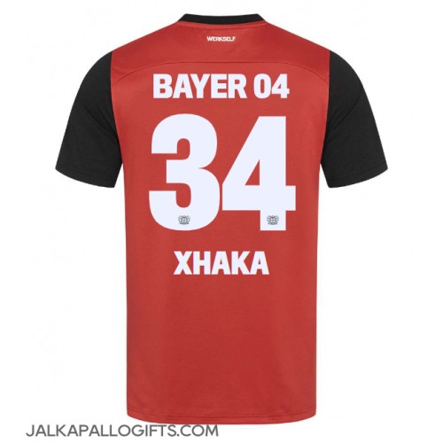 Bayer Leverkusen Granit Xhaka #34 Kotipaita 2024-25 Lyhythihainen